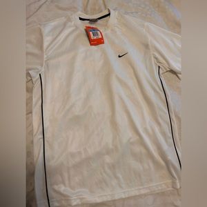 Nike white athletic shirt size medium